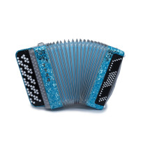 BN-37-LB Баян ученический "Тула-209", 92/55х100-II, голубой, Тульская Гармонь