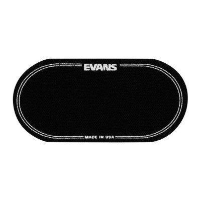 EQPB2 EQ Наклейка на рабочий пластик бас-барабана, черная, двойная педаль, Evans