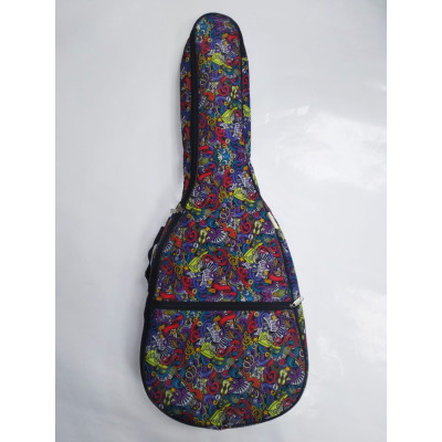 MZ-ChGC-3/4muz Чехол для классической гитары размером 3/4, "Музыка", MEZZO