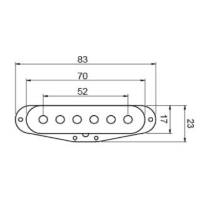 VSN-3 Звукосниматель для электрогитары, сингл, нековый, Smiger