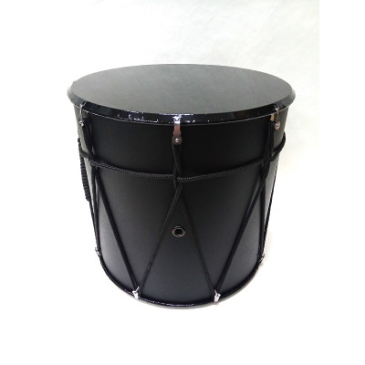 MZ-B12bKB Барабан кавказский 12", черный, черные мембраны, с чехлом, MEZZO