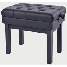 HY-TM58-SATIN-BLACK Банкетка, матовый черный, искусственная кожа, Rin