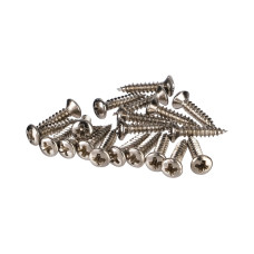 WO2512-CR Саморез 2,5х12мм, хром, 20 шт. в упаковке, Paxphil