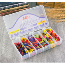 AP-600T Коробка медиаторов, 600шт, делрин, 0.49-1.12, Alice