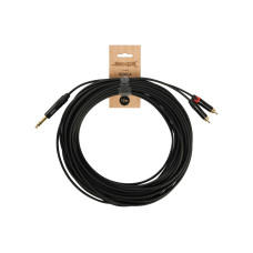 JS2RCA-15m Y-кабель 6,3мм стерео -2хRCA, 15м, SHNOOR