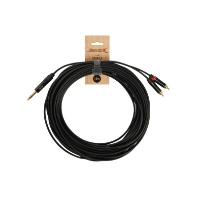 JS2RCA-15m Y-кабель 6,3мм стерео -2хRCA, 15м, SHNOOR