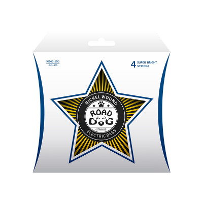 KB45-105 Комплект струн для бас-гитары, никелированные, 45-105, Road Dog