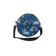 F-Kc-P Чехол для круглого мини-кахона, принт пони, ОКая