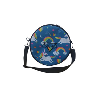 F-Kc-P Чехол для круглого мини-кахона, принт пони, ОКая