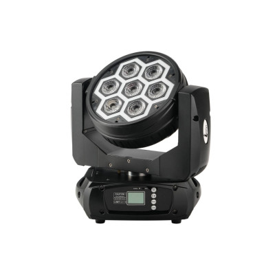 FO-710E Моторизированная световая "голова", RGBW, 7х10+60х0.2Вт, LFocus