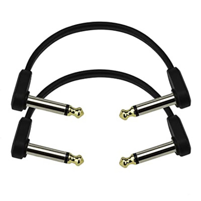PW-FPRR-204 Custom Series Flat Инструментальный патч-кабель, 2шт, 10см, Planet Waves