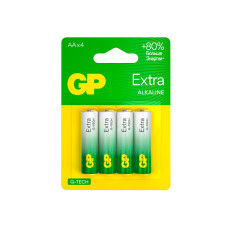 GP15AXA21-2CRSBC4 Extra Alkaline G-Tech Элемент питания AA, алкалиновый, 4 шт, GP