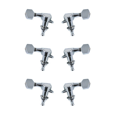 AS-016P Комплект колков 3+3, хром, маленький бутон, Alice