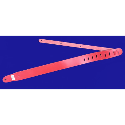 LSGL3-R Ремень для акустической гитары, кожаный, красный, Lutner