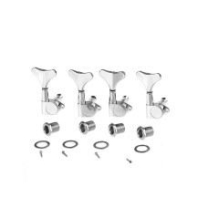 M177-4 Колки для бас-гитары, 4л, хром, Musiclily