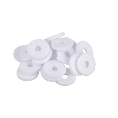 PF20 Шайба для крепления ремня, войлок, белая, комплект 20 шт, Paxphil