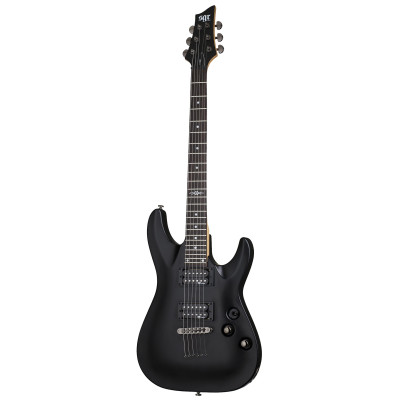 Schecter SGR C-1 MSBK Гитара электрическая матовая чёрная
