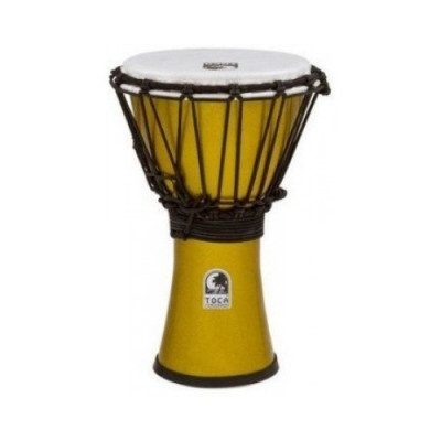 TOCA TFCDJ-7MY Freestyle Metallic Yellow джембе