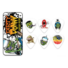 Dunlop BL111T.60 Dirty Donny Series 1 Pick Tin набор медиаторов в жестяной коробке .60 мм, 6 шт