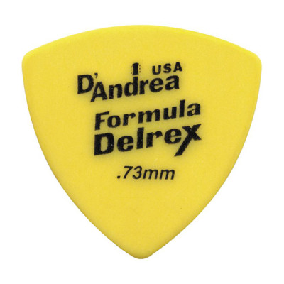 RD346-073MD Медиаторы 72шт, треугольные, матовая нескользящая поверхность. D`Andrea