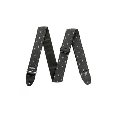 DUNLOP D67-07 Jacquard Strap Grey Skull ремень гитарный