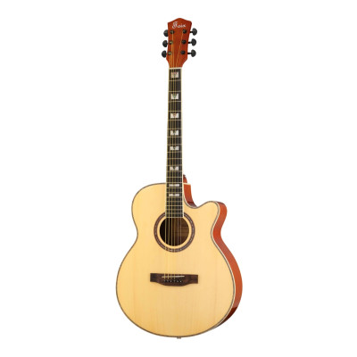 FFG-A130-NAT Акустическая гитара, с вырезом, цвет натуральный, Foix
