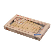 MS-K1-KS-08 Ксилофон диатонический (8 пластин) с росписью, Мастерская Сереброва