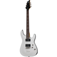 Schecter OMEN-6 VWHT Гитара электрическая, 6 струн, корпус липа, гриф клен, лады 22XJumbo, орех