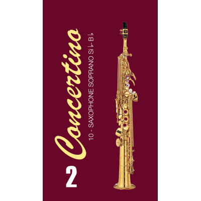 FR22SO03 Concertino Трости для саксофона сопрано No 2 (10шт), FedotovReeds