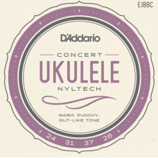 EJ88C Комплект струн для концертного укулеле, D'Addario