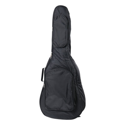 MZ-ChG-12-3-1 Чехол для акустической гитары, чёрный, ПВХ, MEZZO