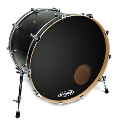 BD22RB EQ3 Resonant Пластик для бас-барабана 22", резонансный, черный, Evans