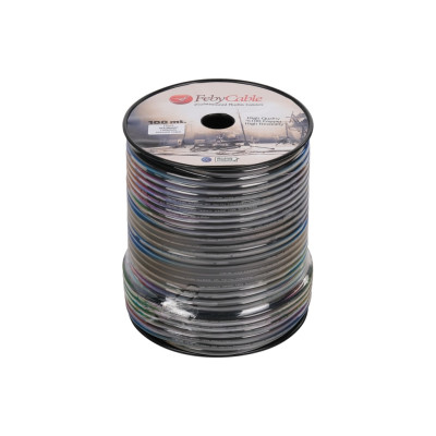 FC225BK-50 Кабель акустический, черный, 50м, Feby Cable