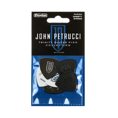 PVP124 John Petrucci Trinity Guitar Pick Collection Набор медиаторов, 6шт, Dunlop