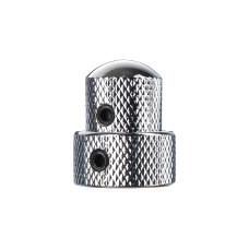 NC002-CR Ручка потенциометра, двойная, хром, Paxphil