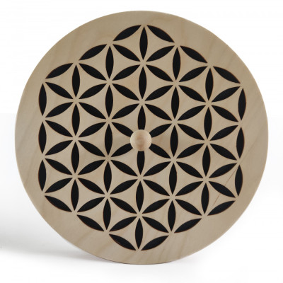 SS-F-30-L Шум ручья "Цветок жизни" 30см, светлый, Shamanic