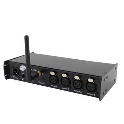SL-SDX4CW SplitDMX X4CW Сплиттер DMX512, 1xDMX-вход, 4xDMX-выхода, модуль WiDMX, Siberian Lighting