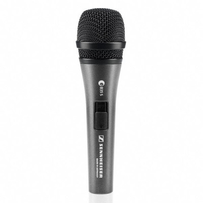 004514 E835-S Микрофон динамический, с выключателем, Sennheiser