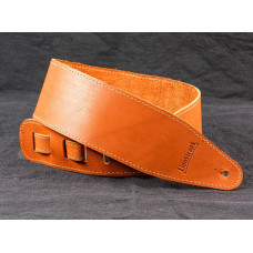 LS.BASS.001 Ремень для гитары/бас-гитары, кожаный, коричневый, LionStraps