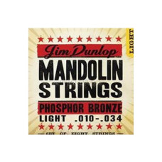 Комплект струн для мандолины Dunlop DMP1034, фосф.бронза, Light, 10-34