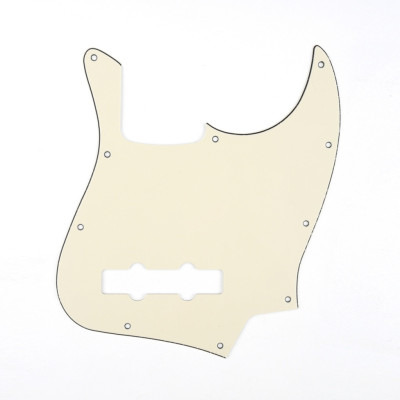 MX0403 Пикгард для бас-гитары Jazz Bass, 3 слоя, кремовая, Musiclily