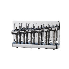 BB160-CR Бридж (струнодержатель) для 6-струнной бас-гитары, хром, Paxphil