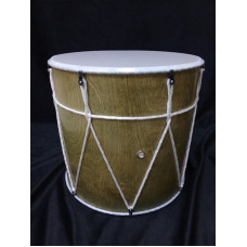 MZ-B12-olK Барабан кавказский 12", лак оливковый, с чехлом, MEZZO