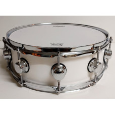 MBb-m-1405-10-WH Малый барабан 14х5", береза, белый, Мастерская Бехтеревых