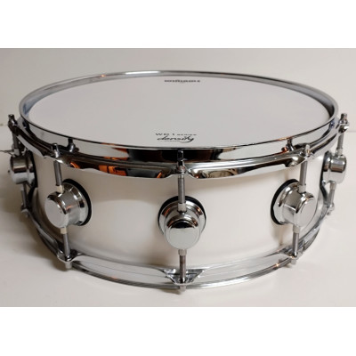 MBb-m-1405-10-WH Малый барабан 14х5", береза, белый, Мастерская Бехтеревых