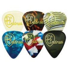 TNVCM 351 Vintage Classic Упаковка медиаторов, 12шт, целлулоид, средние, 0.71мм, D'Andrea