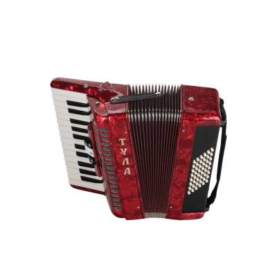 A-7-RD Аккордеон "Тула" 26х48-II-3, красный, Тульская Гармонь