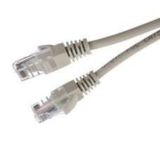 00-00027472 Патч-корд RJ-45 (m)-RJ-45 (m) 1.0м кат.5е ПВХ 26AWG, серый, в пакете, GoPower