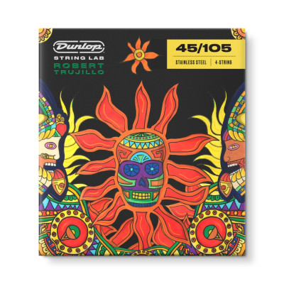 RTS45105 Robert Trujillo Комплект струн для бас-гитары, сталь, 45-105, Dunlop