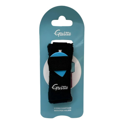 GGF-02S(Black) Демпфер гитарный, средний, черный, Guitto